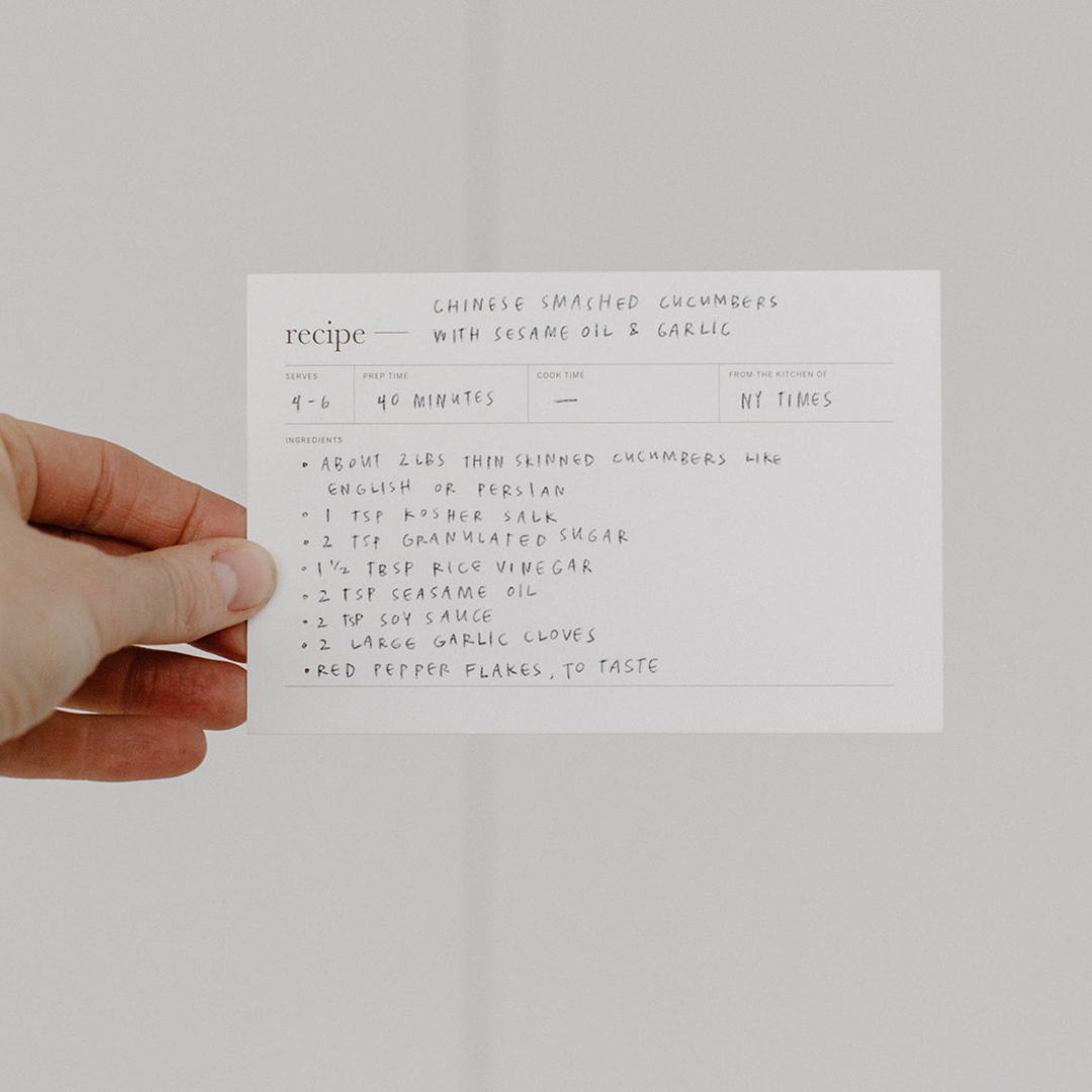Recipe Cards (12 pack)